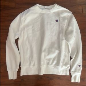 men’s white champion sweater